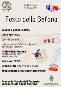 Festa della Befana @ Scuola dell'Infanzia Parrocchiale Santo Stefano | Valsamoggia | Emilia-Romagna | Italia